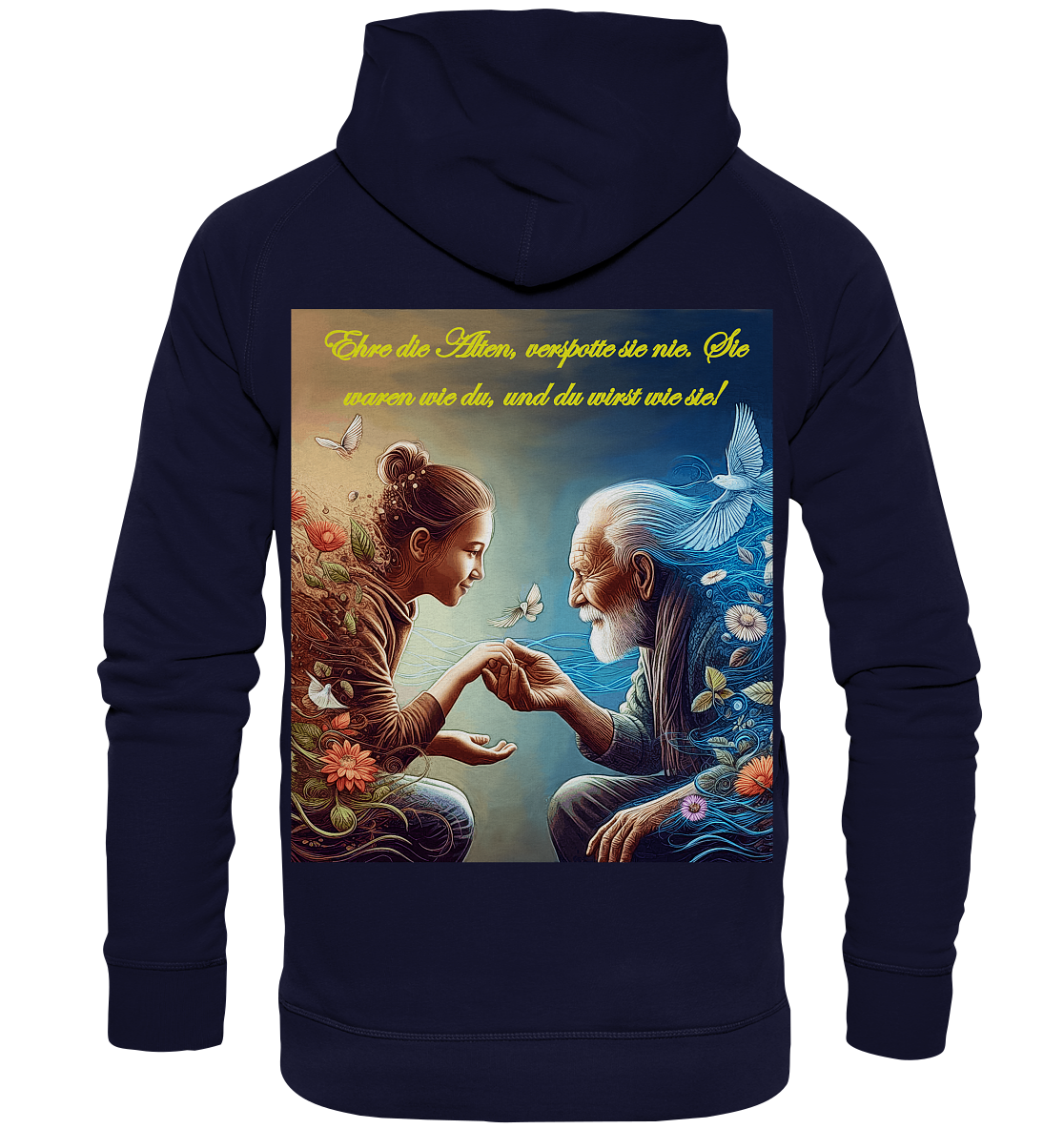 Goethe - Ehre die Alten - Basic Unisex Hoodie