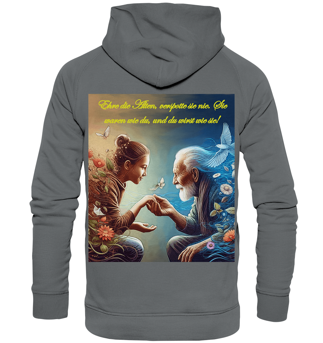 Goethe - Ehre die Alten - Basic Unisex Hoodie