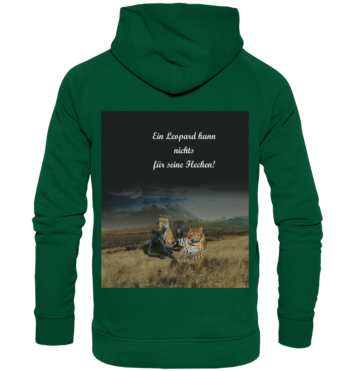 Ein Leopard kann ... - Basic Unisex Hoodie XL