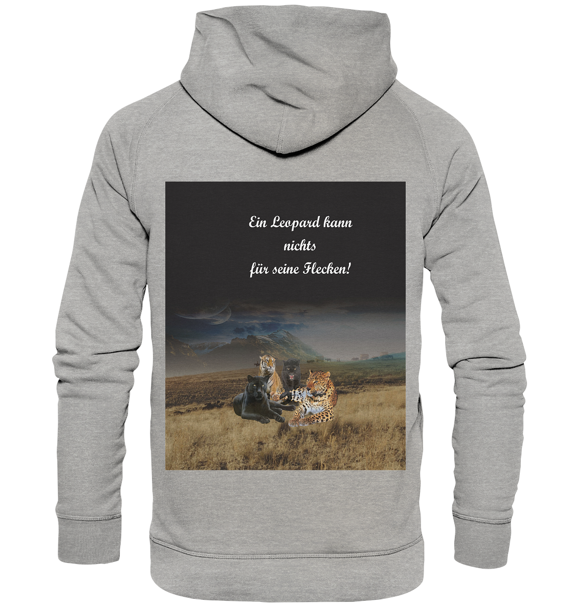 Ein Leopard kann ... - Basic Unisex Hoodie XL