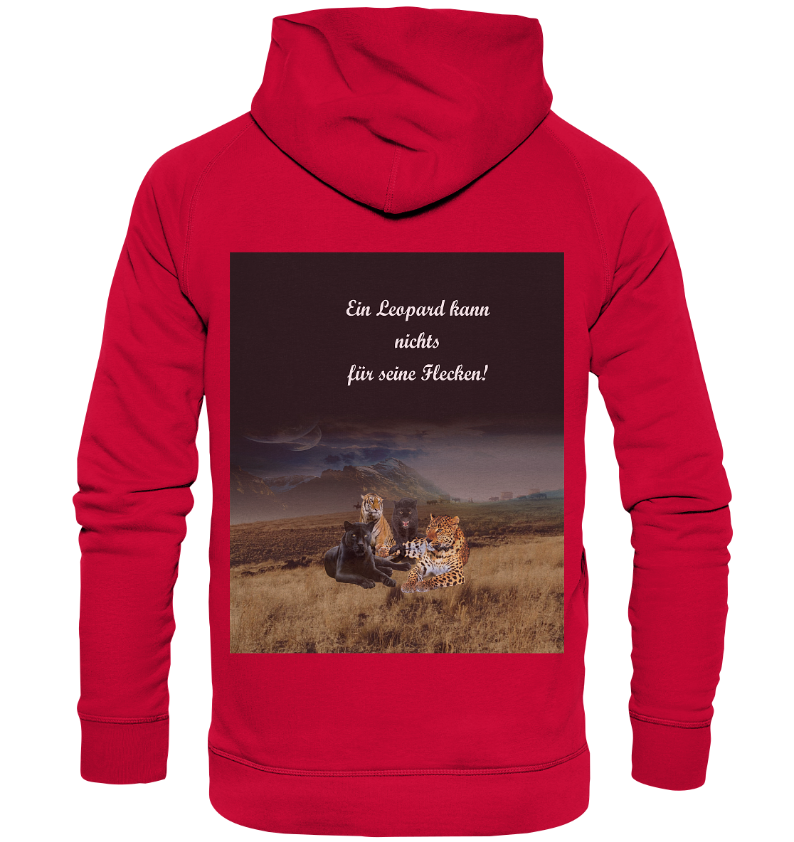 Ein Leopard kann ... - Basic Unisex Hoodie XL