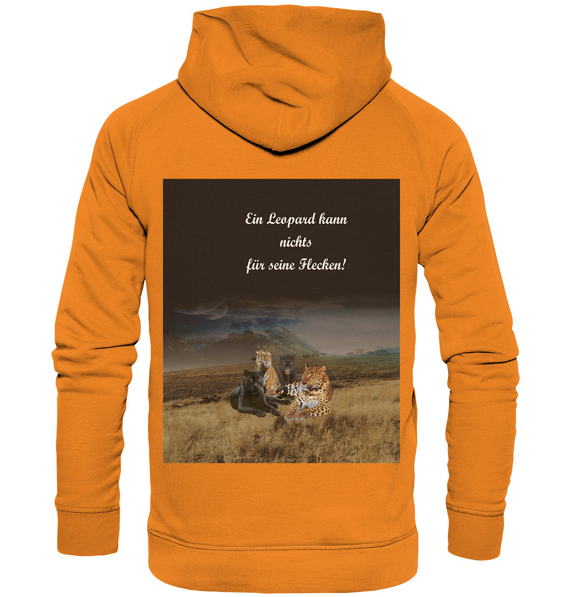 Ein Leopard kann ... - Basic Unisex Hoodie XL