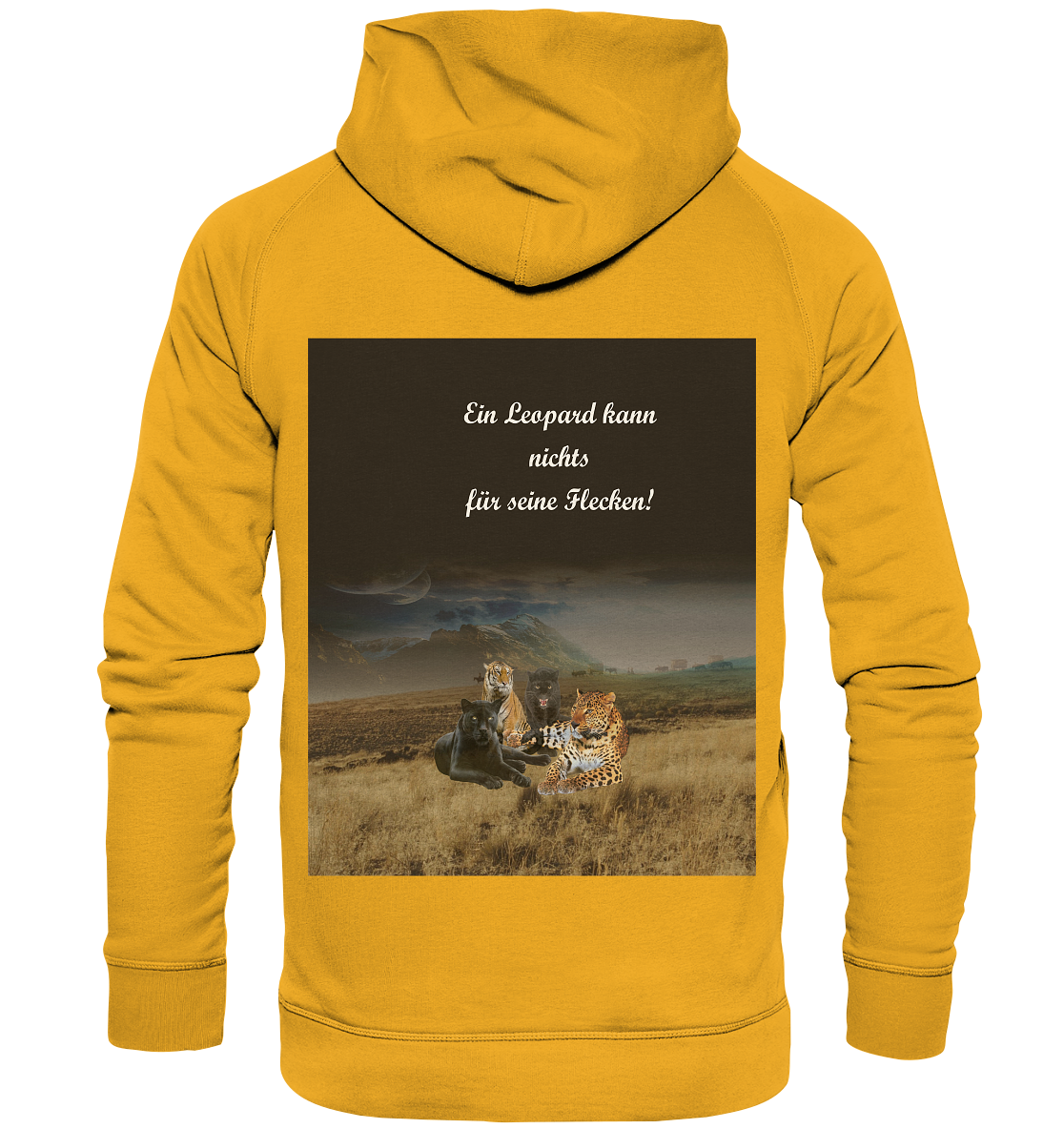 Ein Leopard kann ... - Basic Unisex Hoodie XL