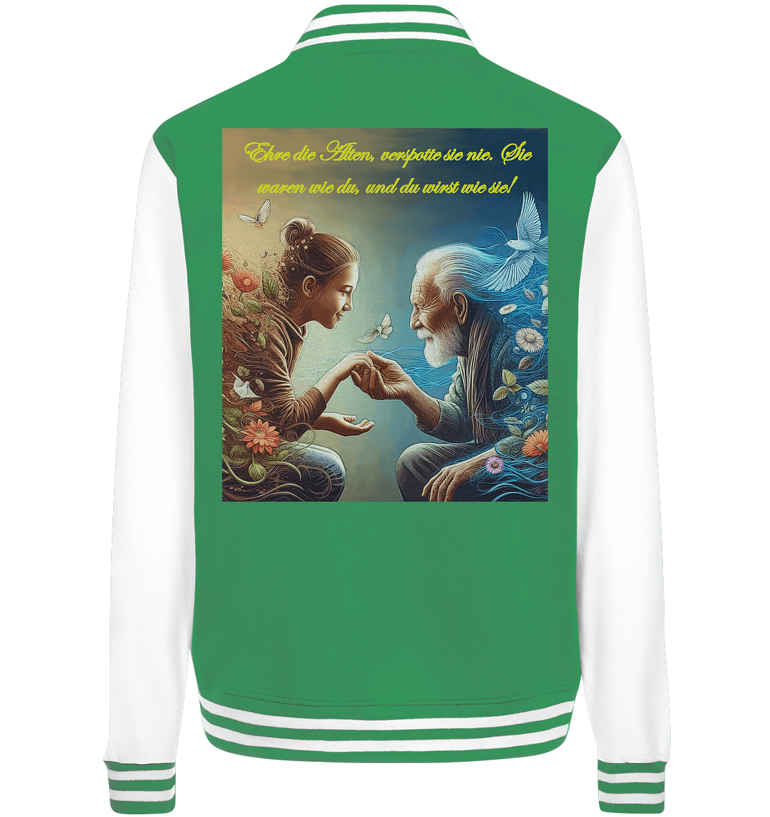 Goethe - Ehre die Alten - College Jacket