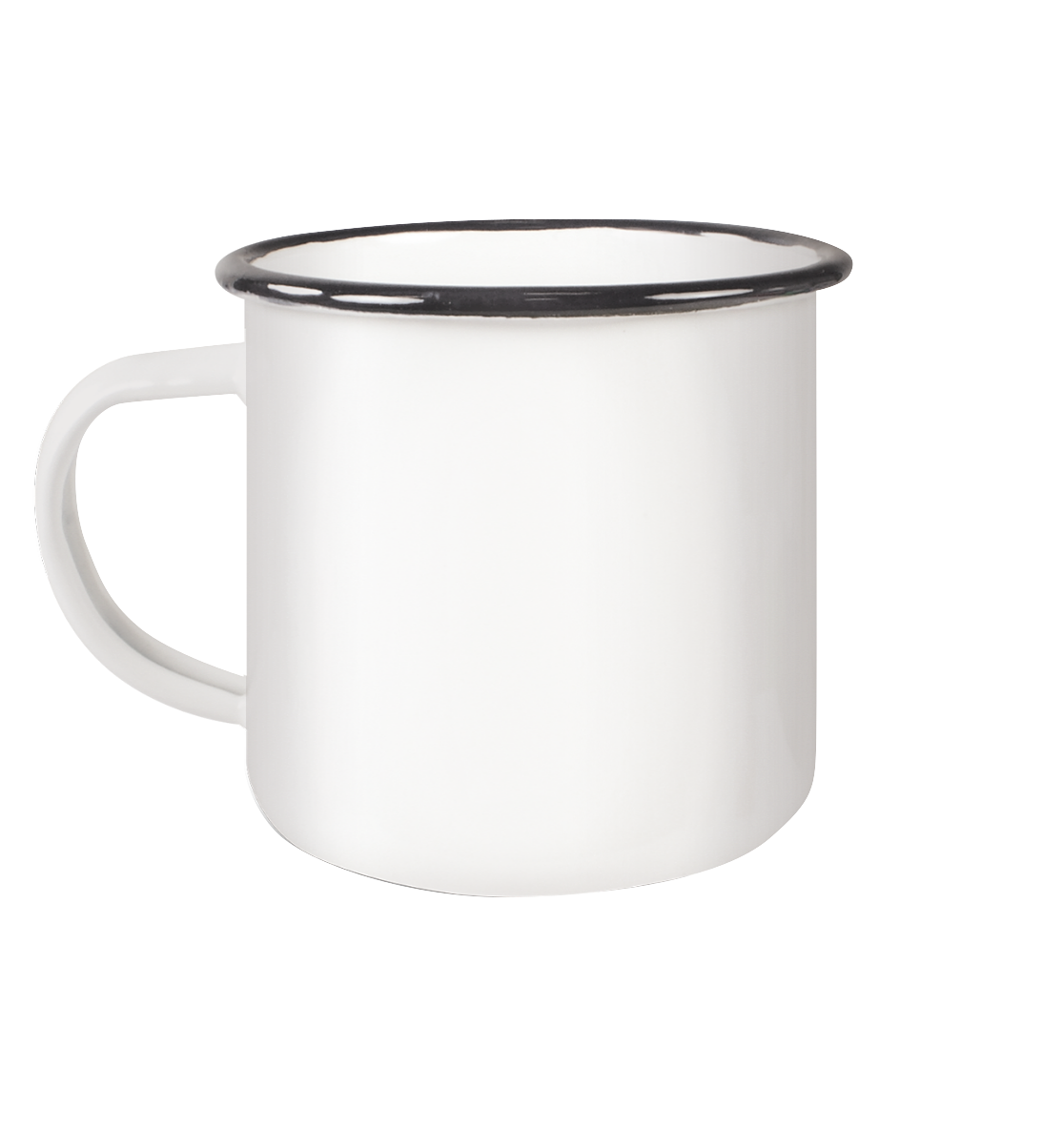 IP Trinkgefäße - Emaille Tasse (Black)