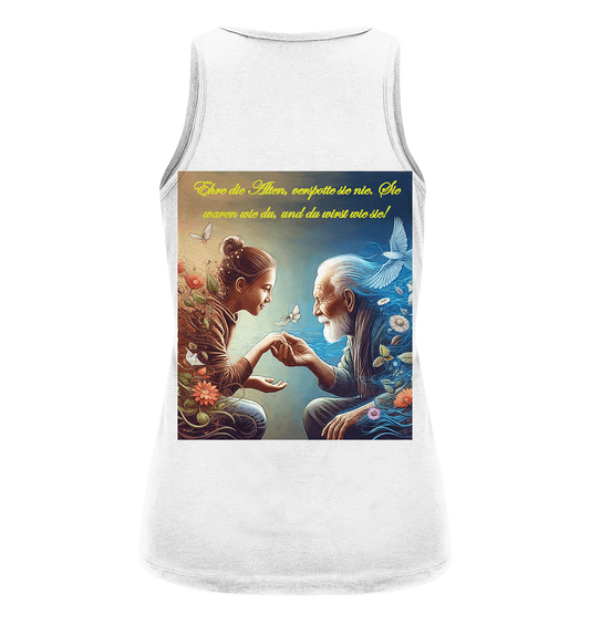 Goethe - Ehre die Alten - Ladies Organic Tank-Top