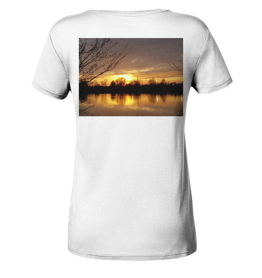 Abendspaziergang - Ladies V-Neck Shirt