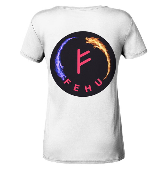 Fehu - Ladies V-Neck Shirt