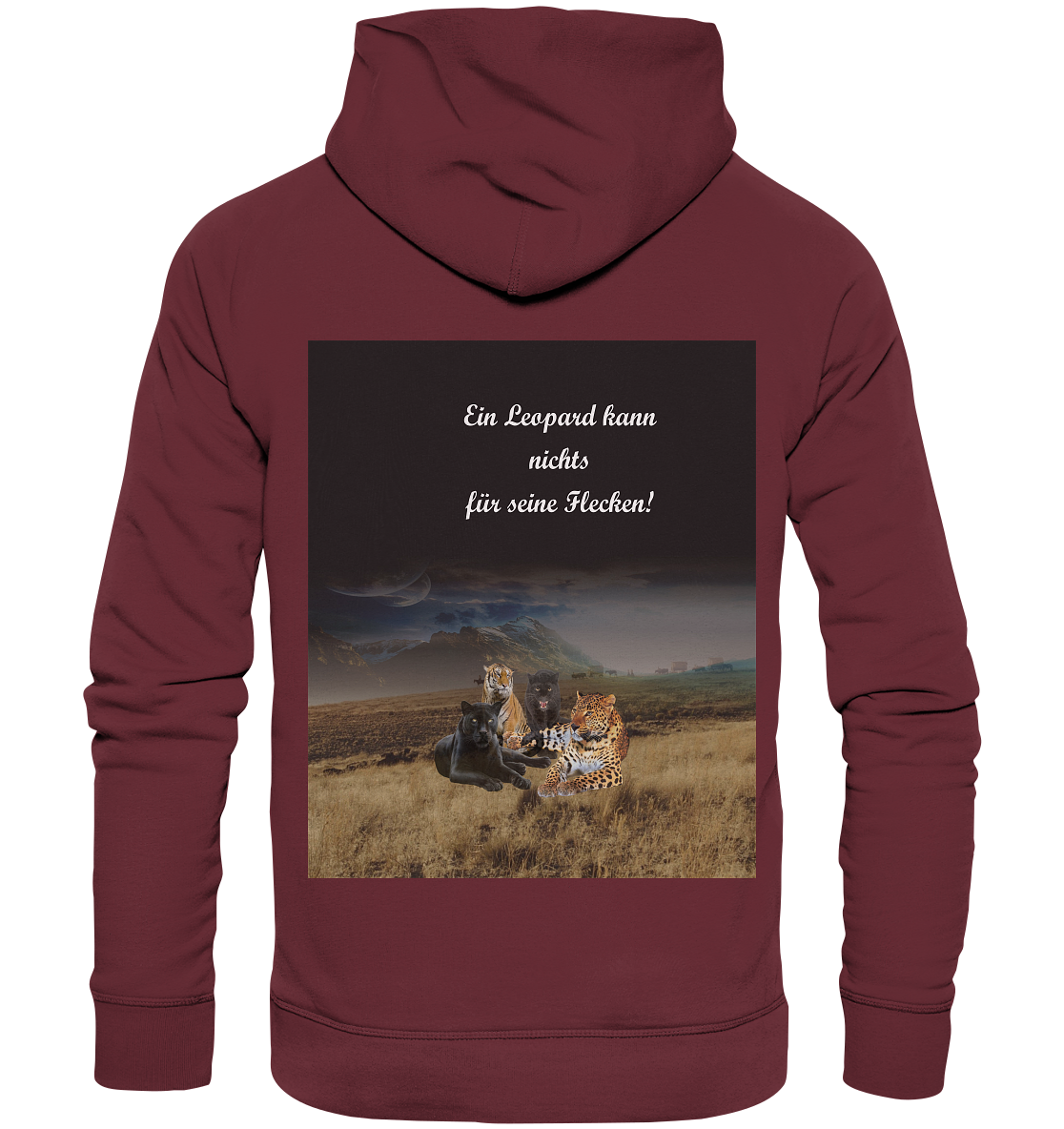 Ein Leopard kann ... - Organic Basic Hoodie