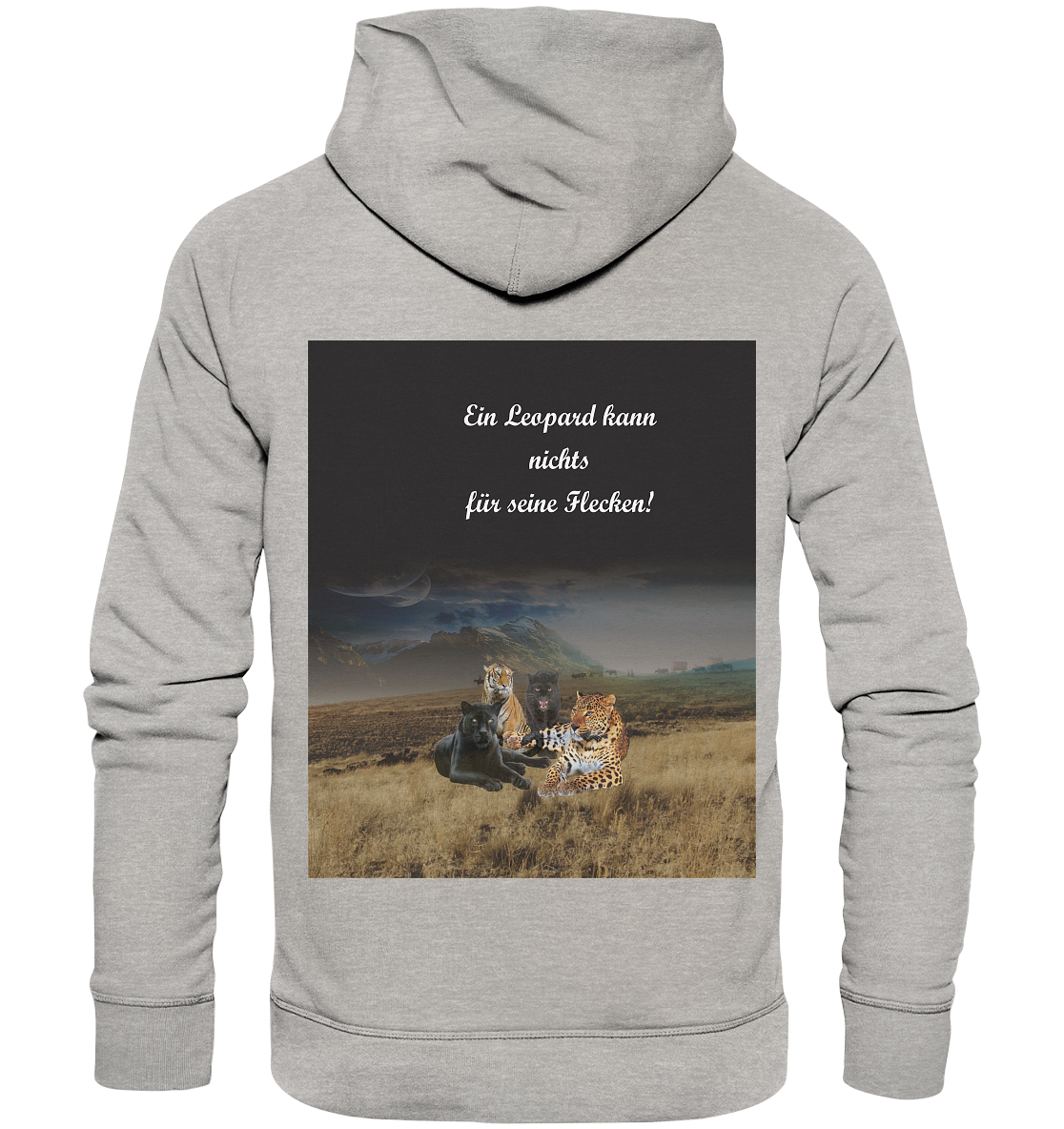 Ein Leopard kann ... - Organic Basic Hoodie