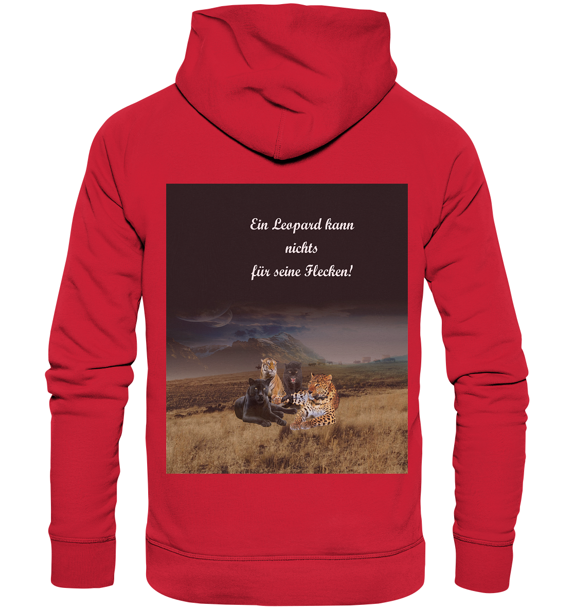 Ein Leopard kann ... - Organic Basic Hoodie