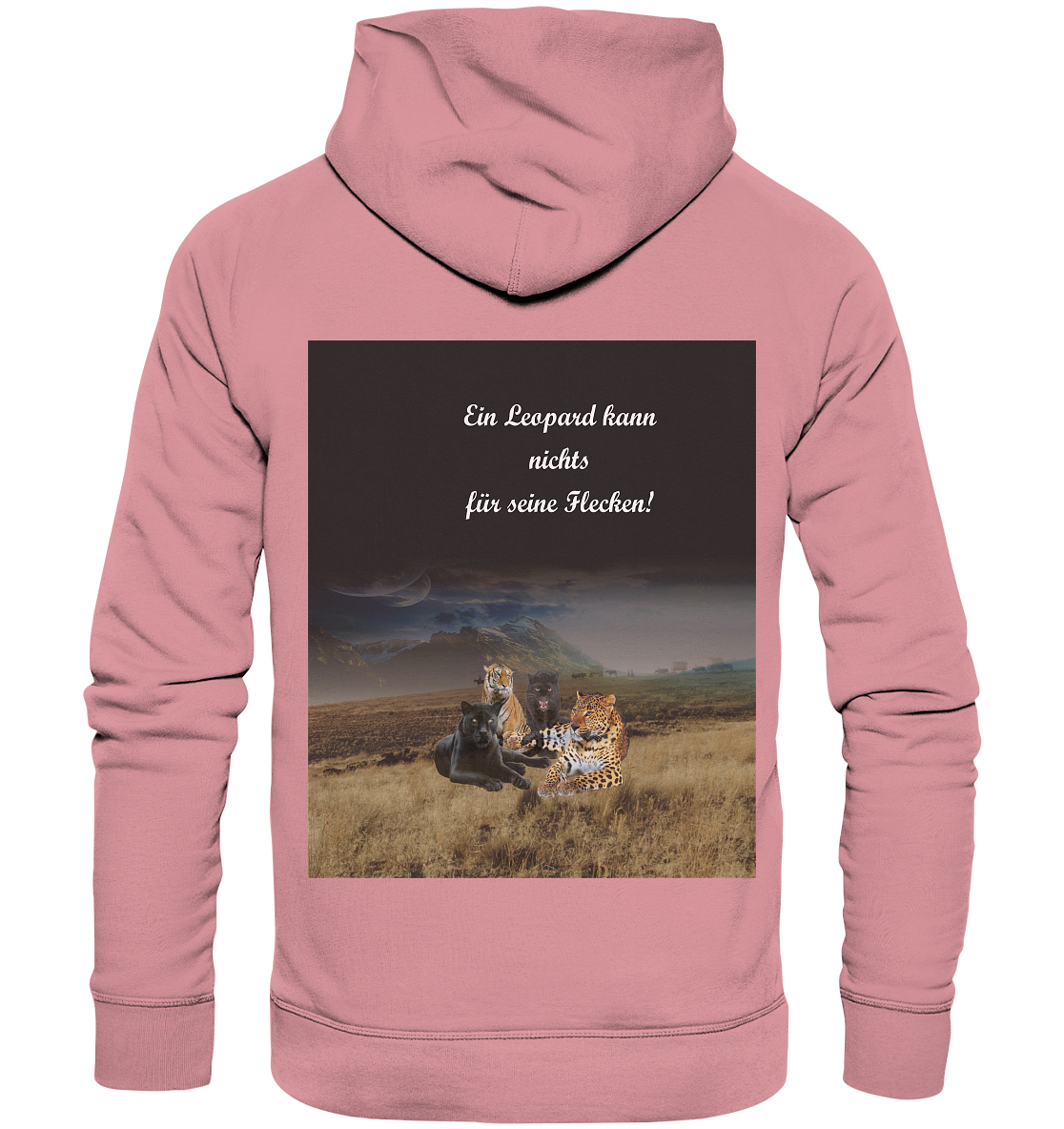 Ein Leopard kann ... - Organic Basic Hoodie