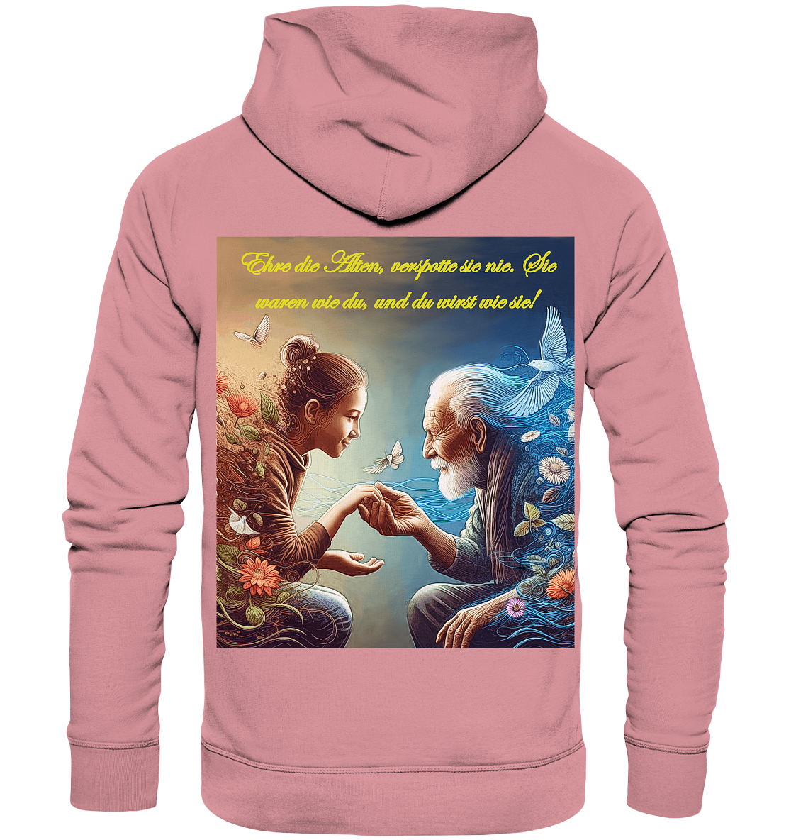 Goethe - Ehre die Alten - Organic Basic Hoodie