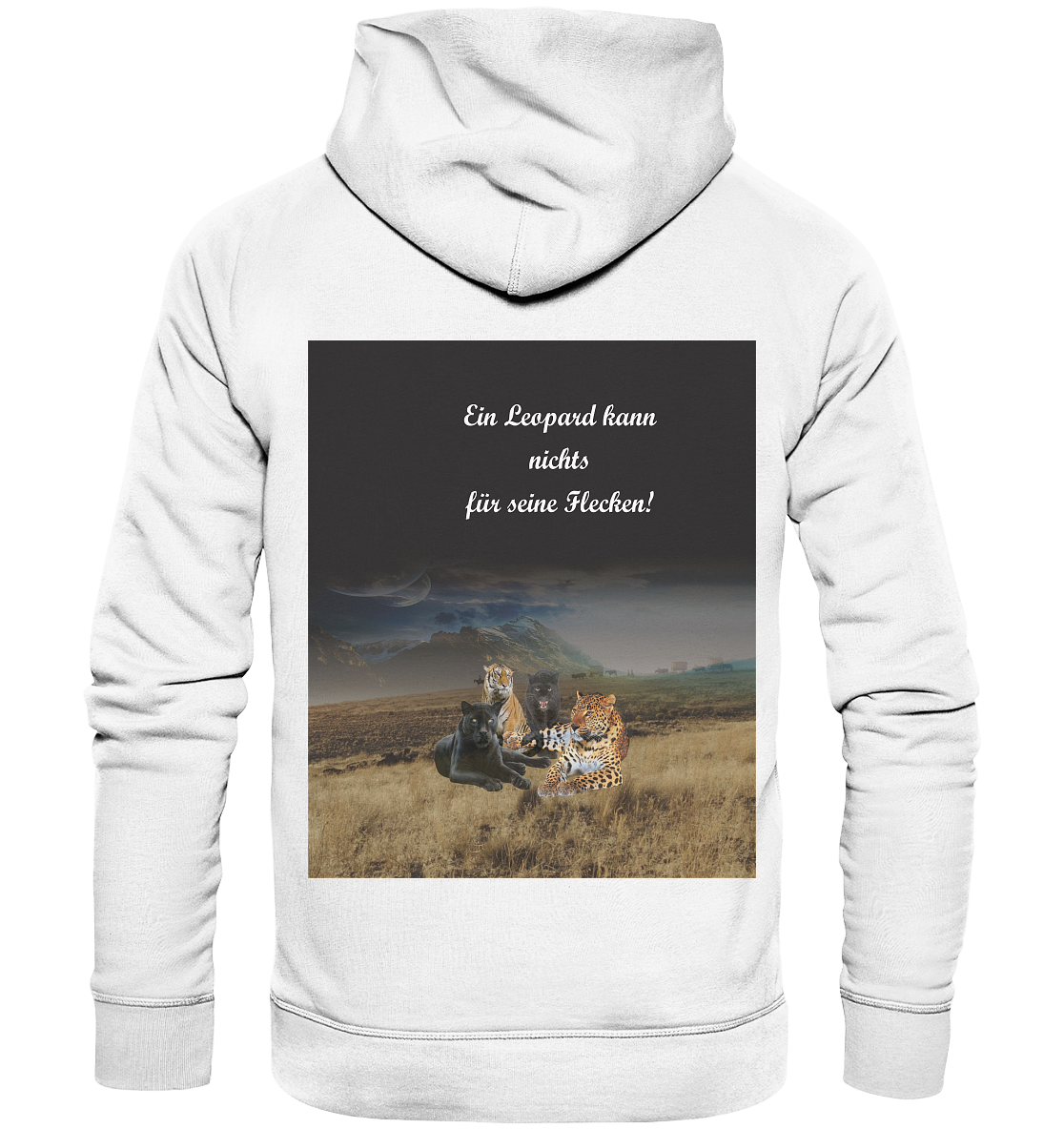 Ein Leopard kann ... - Organic Basic Hoodie