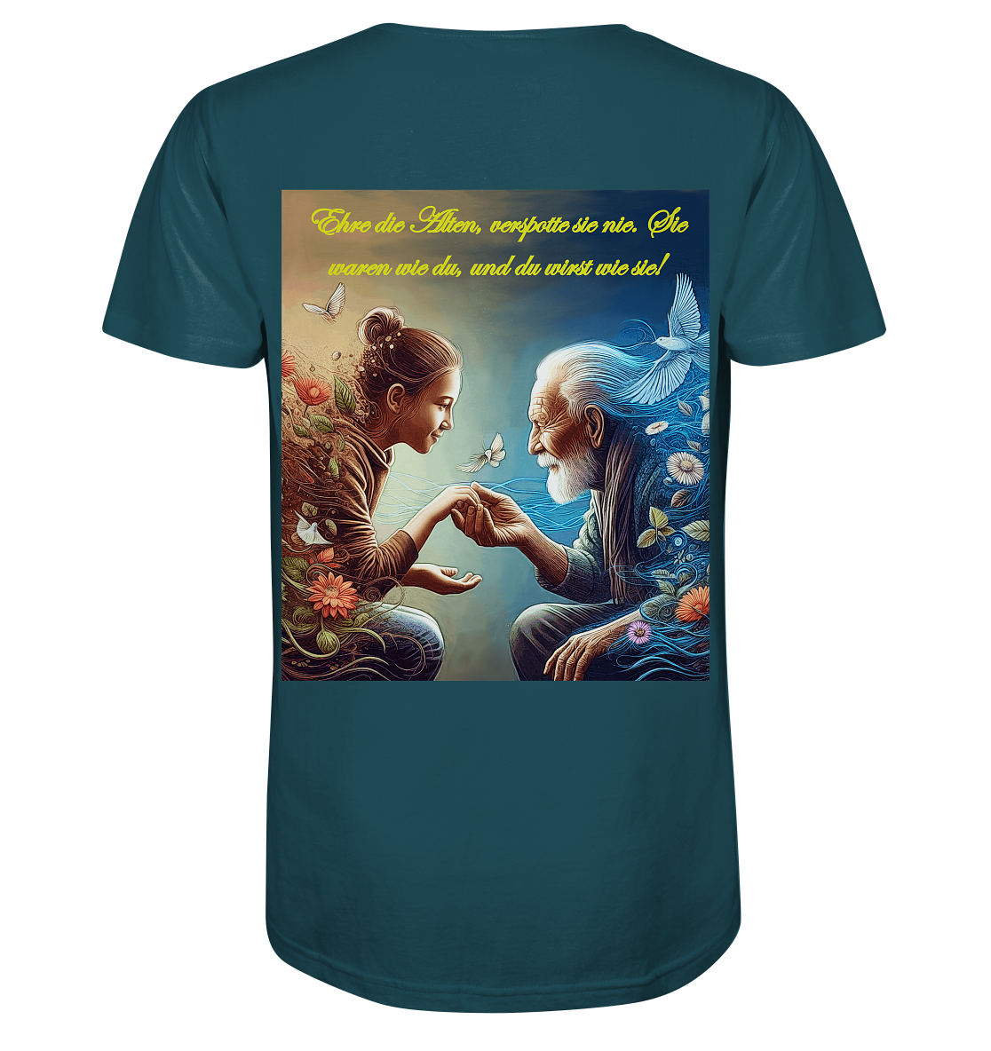 Goethe - Ehre die Alten - Organic Shirt