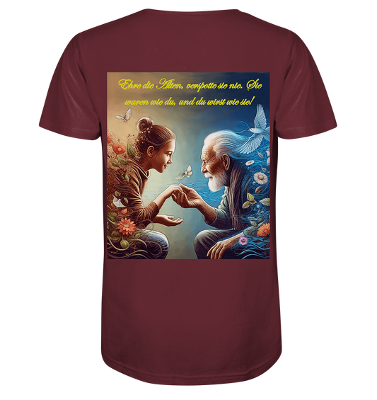 Goethe - Ehre die Alten - Organic Shirt