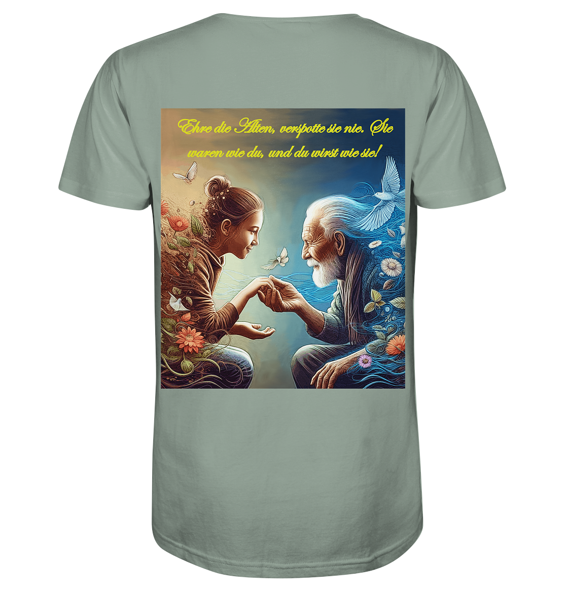 Goethe - Ehre die Alten - Organic Shirt