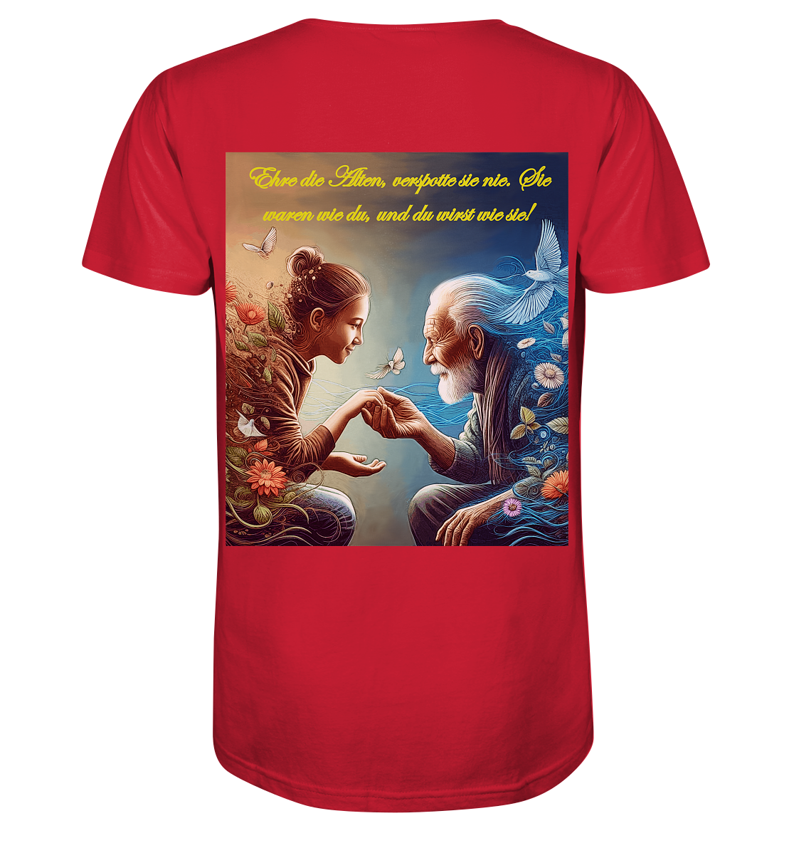 Goethe - Ehre die Alten - Organic Shirt