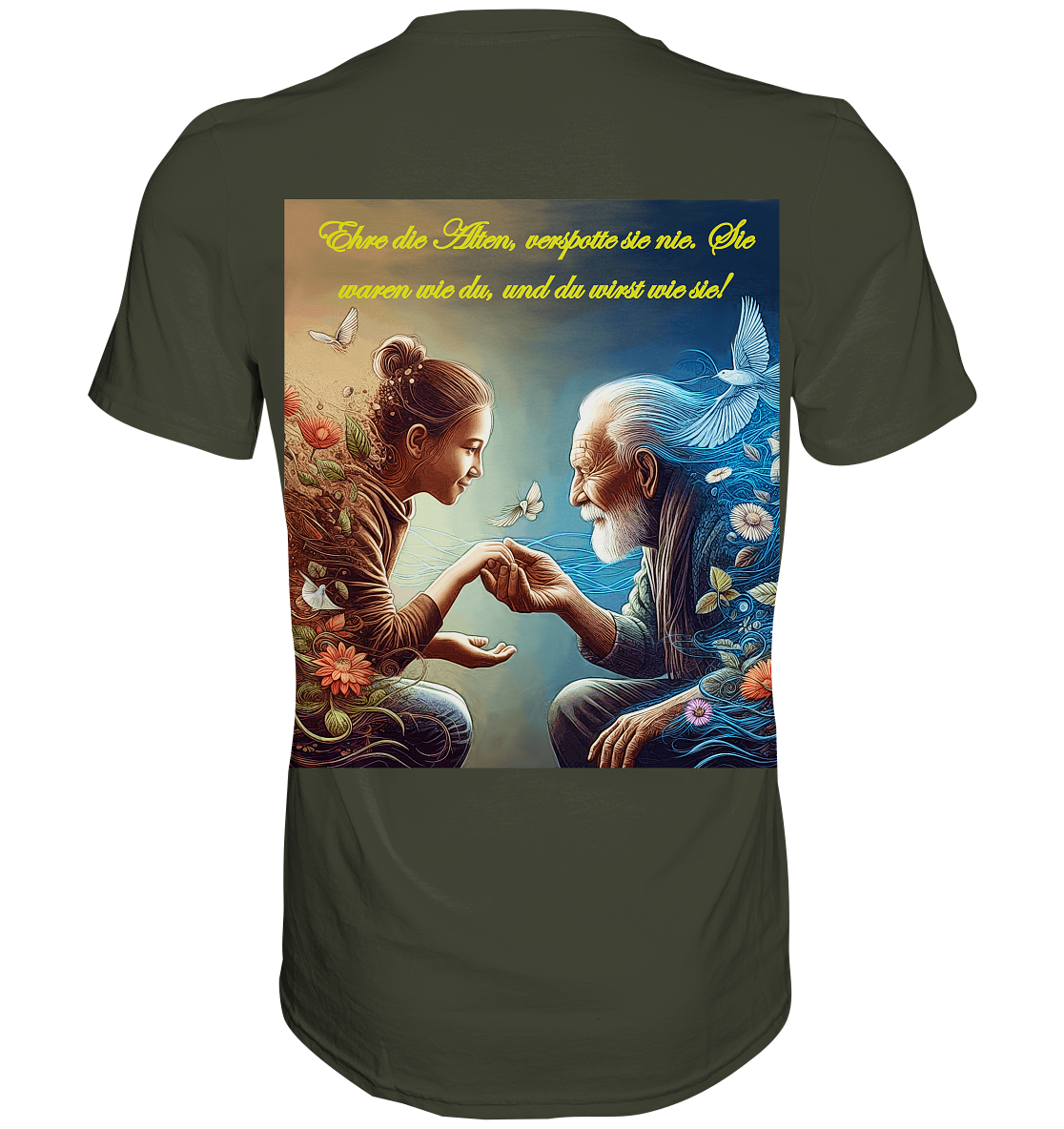 Goethe - Ehre die Alten - Premium Shirt