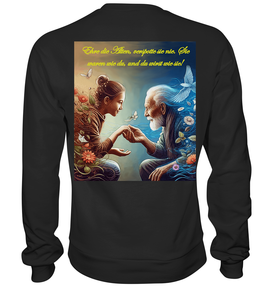 Goethe - Ehre die Alten - Premium Sweatshirt