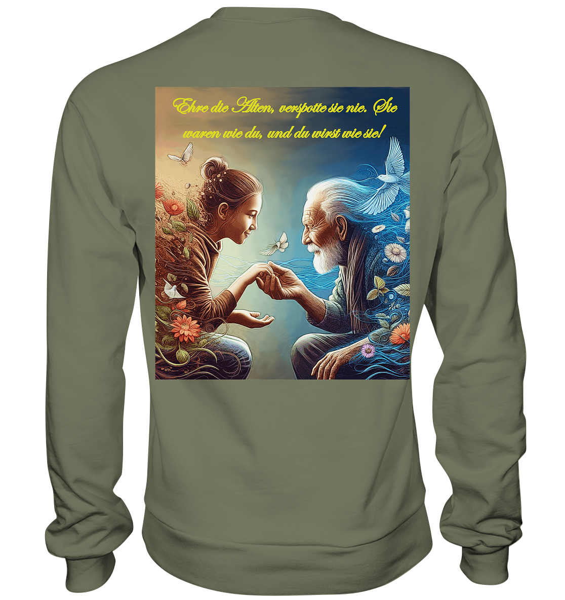 Goethe - Ehre die Alten - Premium Sweatshirt