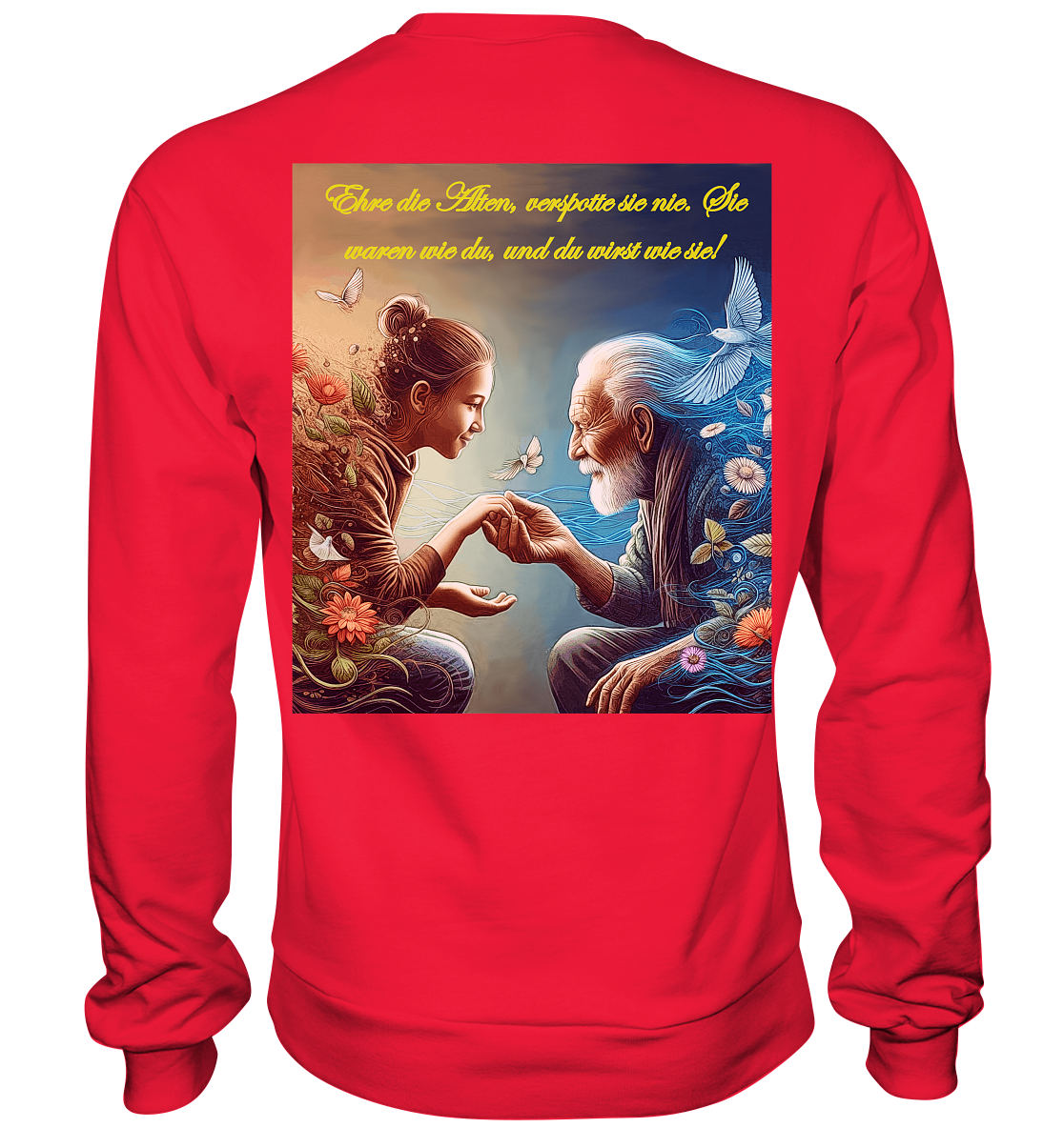 Goethe - Ehre die Alten - Premium Sweatshirt