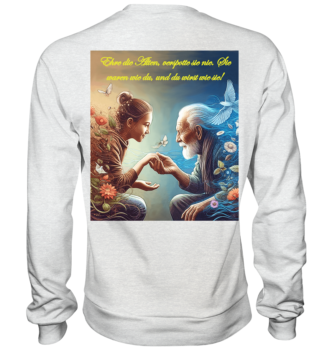 Goethe - Ehre die Alten - Premium Sweatshirt