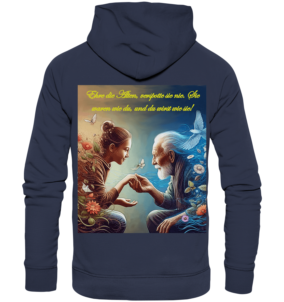 Goethe - Ehre die Alten - Premium Unisex Hoodie