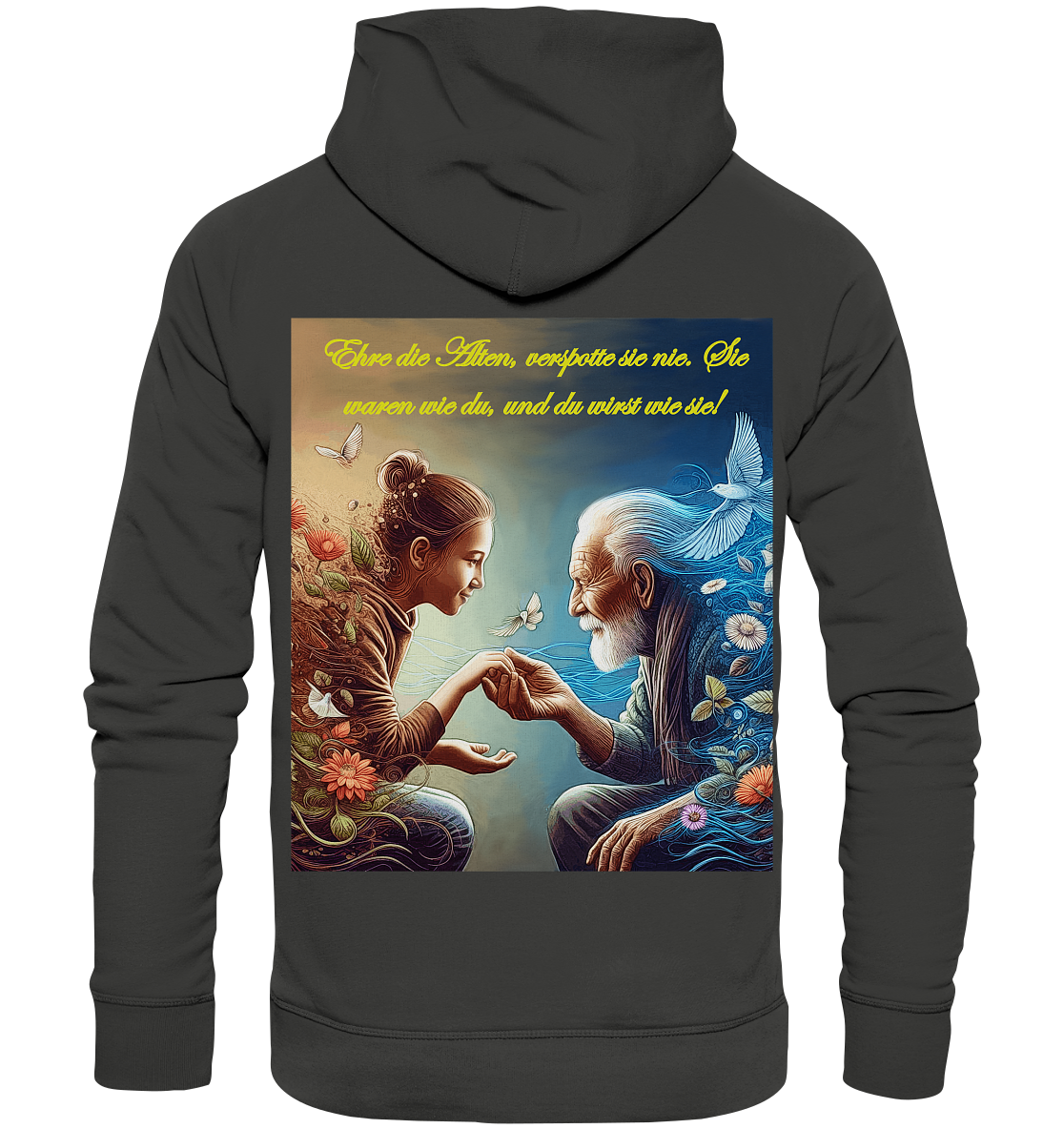 Goethe - Ehre die Alten - Premium Unisex Hoodie