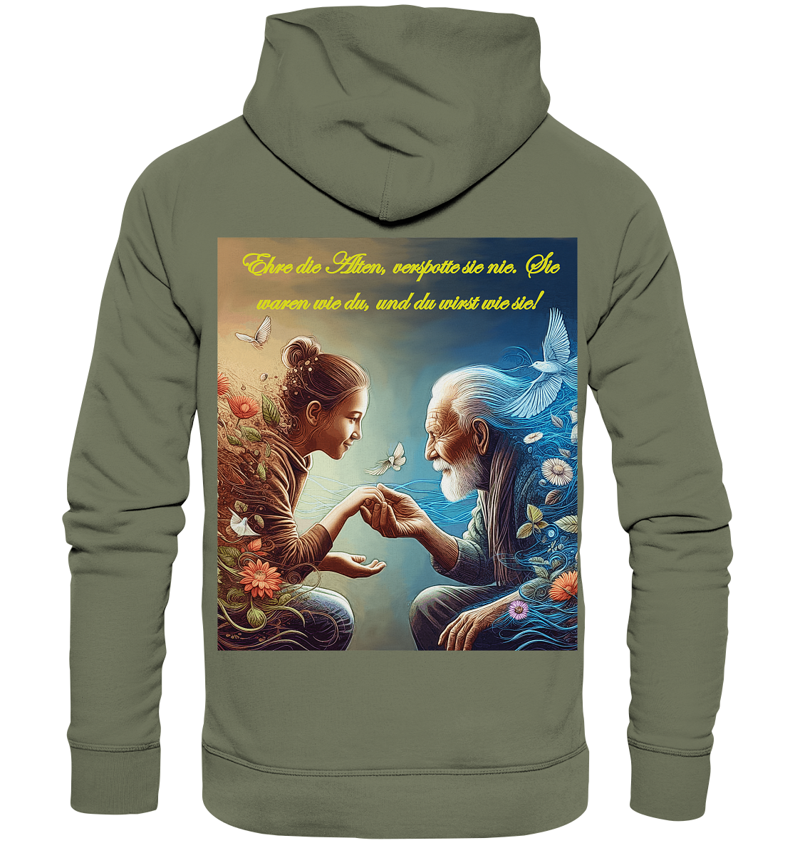 Goethe - Ehre die Alten - Premium Unisex Hoodie