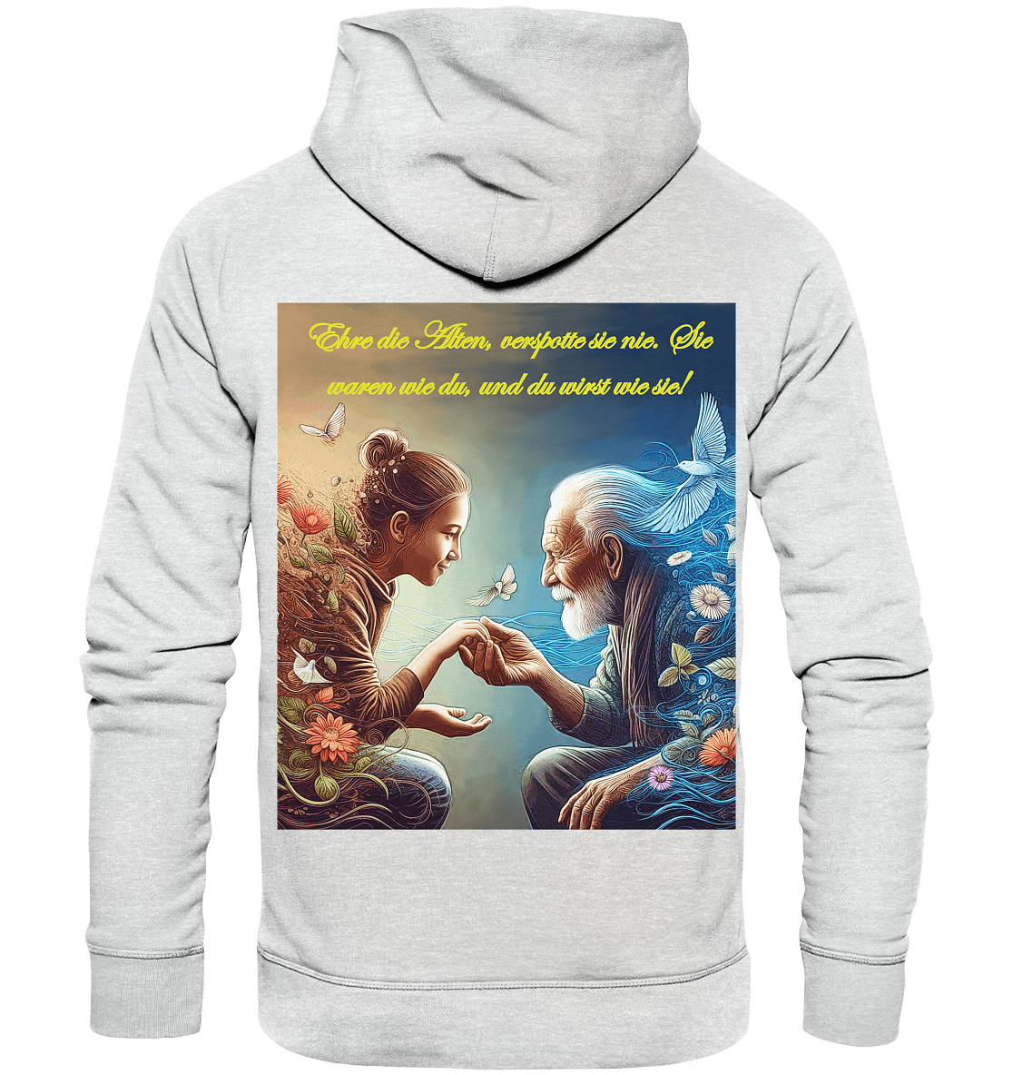 Goethe - Ehre die Alten - Premium Unisex Hoodie