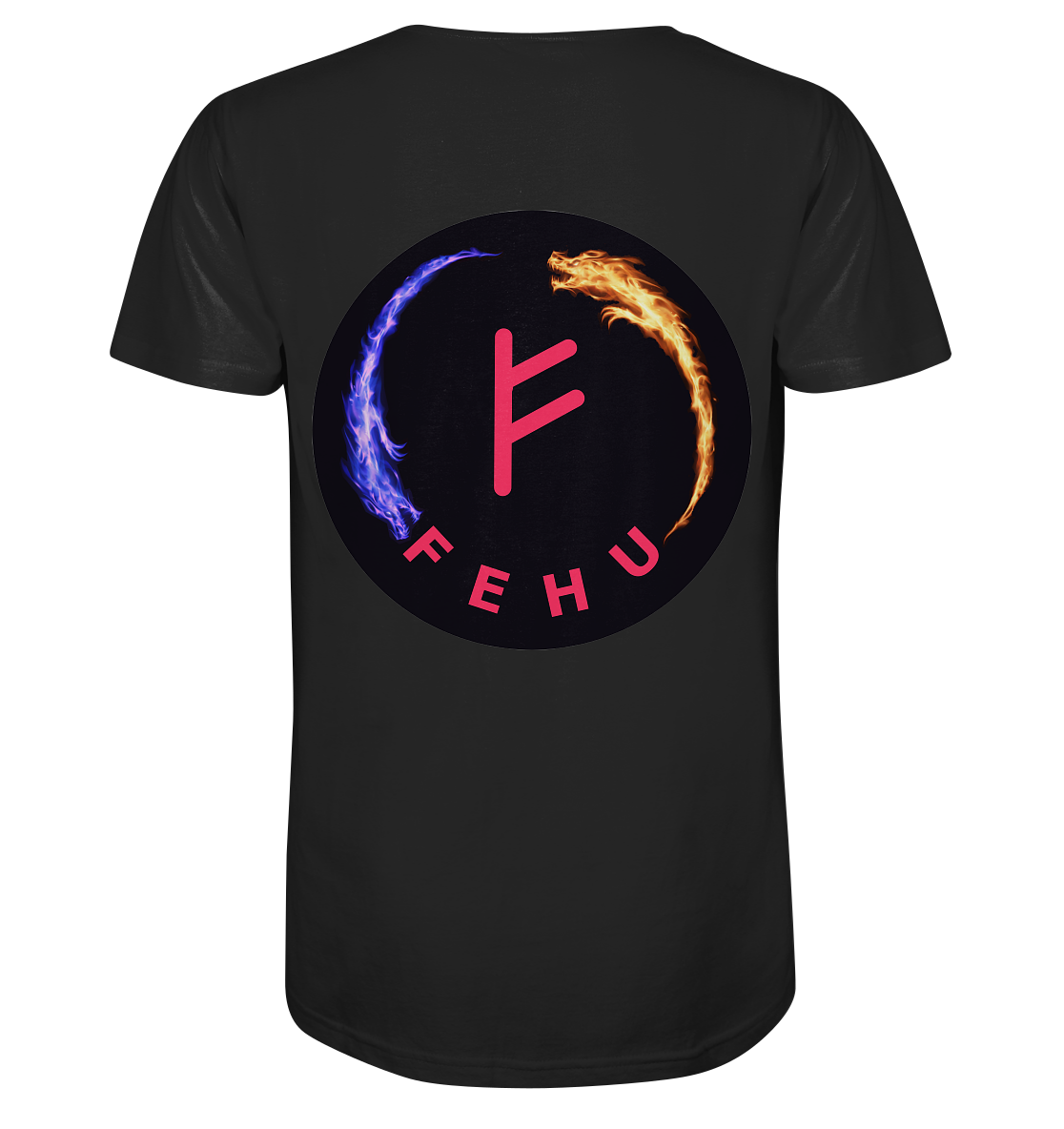 Fehu - V-Neck Shirt