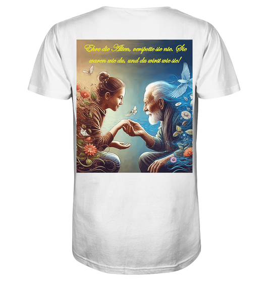 Goethe - Ehre die Alten - V-Neck Shirt