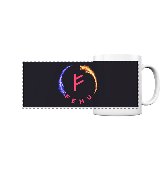 Fehu Panorama Tasse