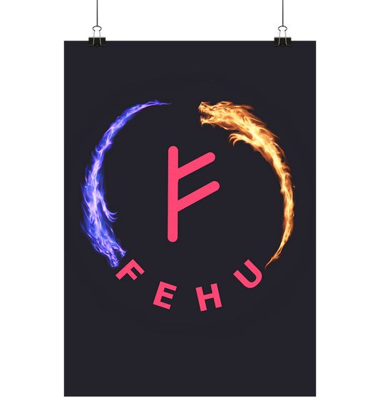 Fehu - Poster DIN-A1 (hoch)