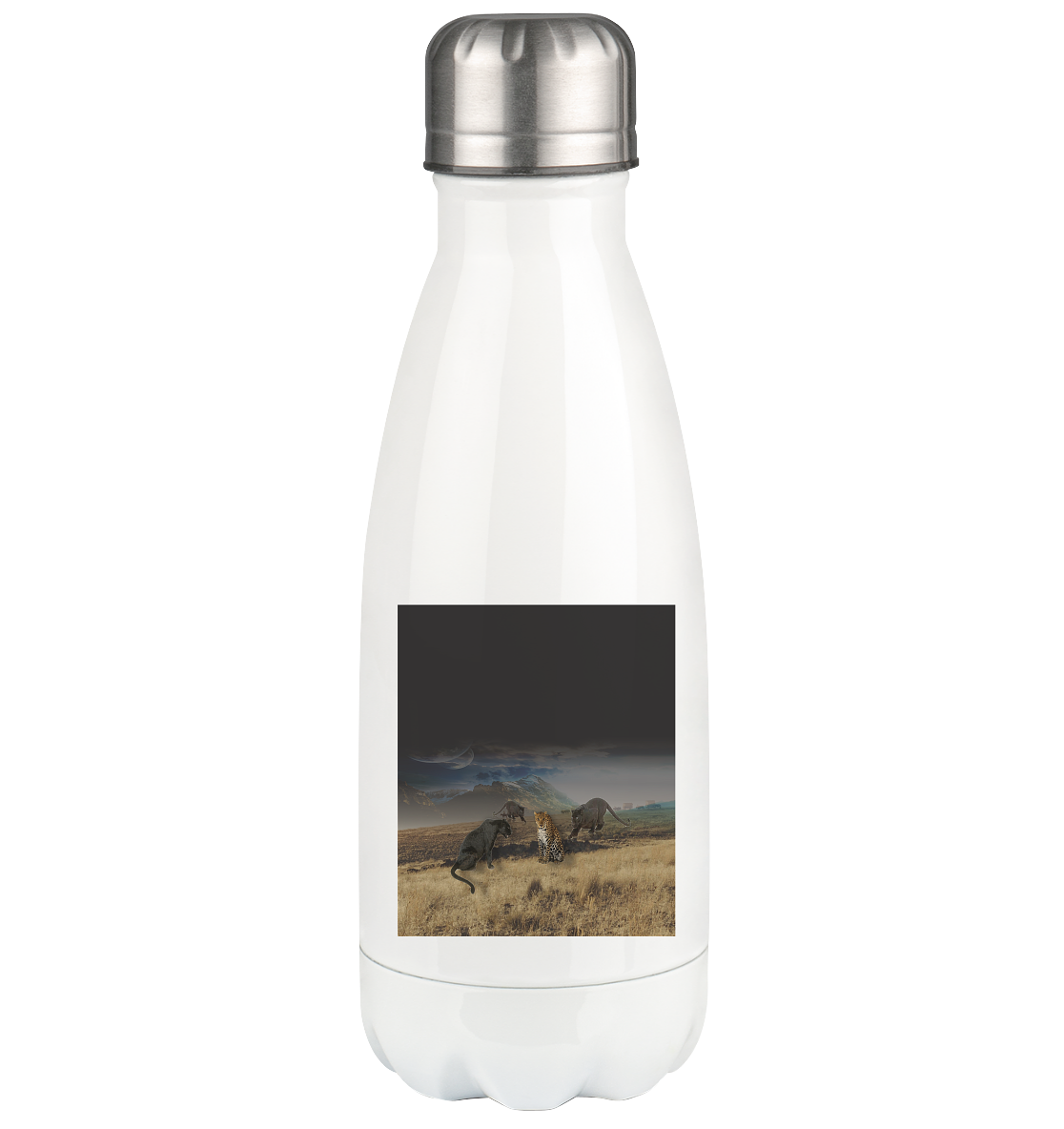 Ein Leopard kann ... - Thermoflasche 350ml